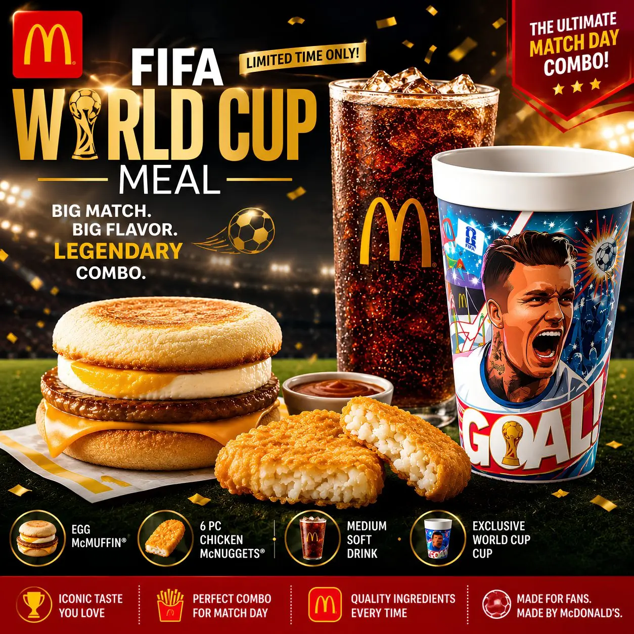 McDonald's Menu With Prices FIFA World Cup Meal
