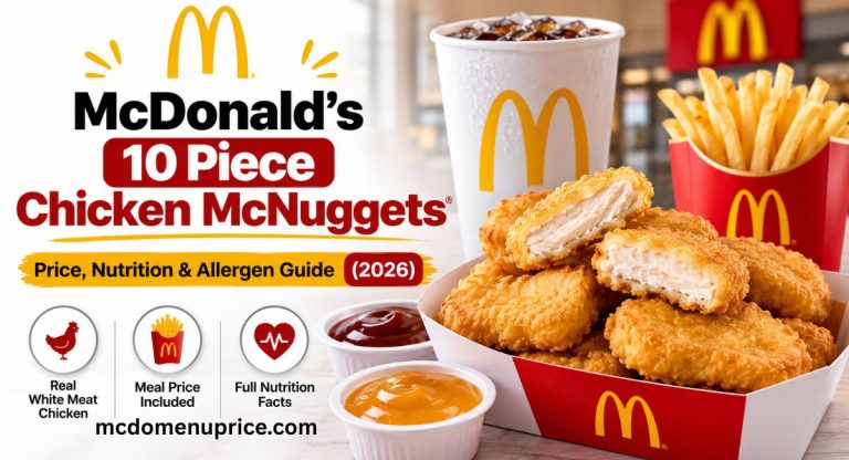mcdonald's 10 piece chicken mcnuggets​