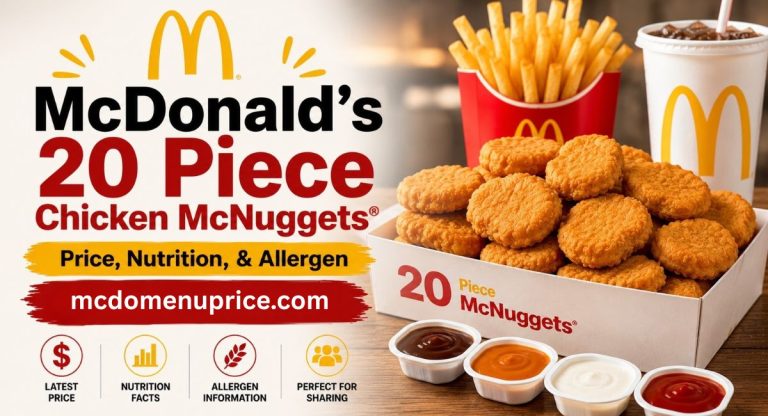 mcdonald's 20 piece chicken mcnuggets​