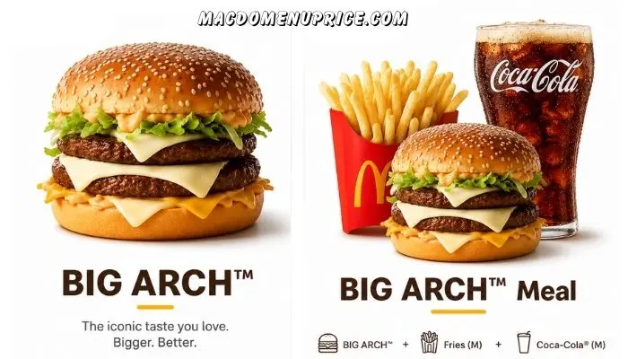 McDonald's Menu With Prices mcdonald's big arch price