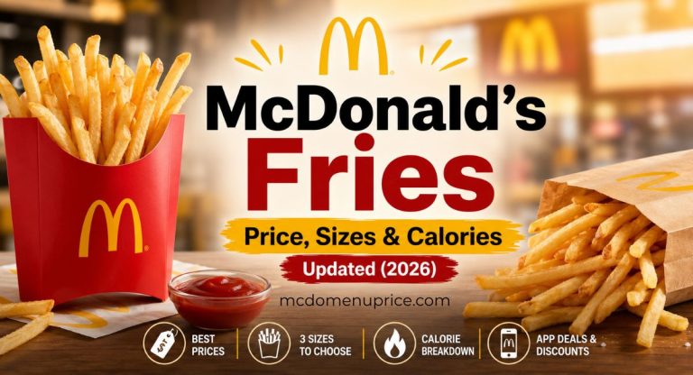 mcdonald's fries price​