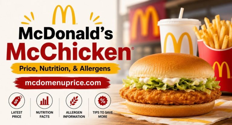 mcdonalds mcchicken price