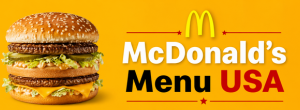 McDonald's menu with prices​ logo