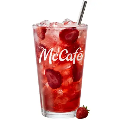 McDonald's Drinks Menu Prices, Calories and New Refreshers Ranked strawberry watermelon refresher mcdonald's
