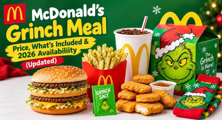 McDonald's Grinch Meal Price