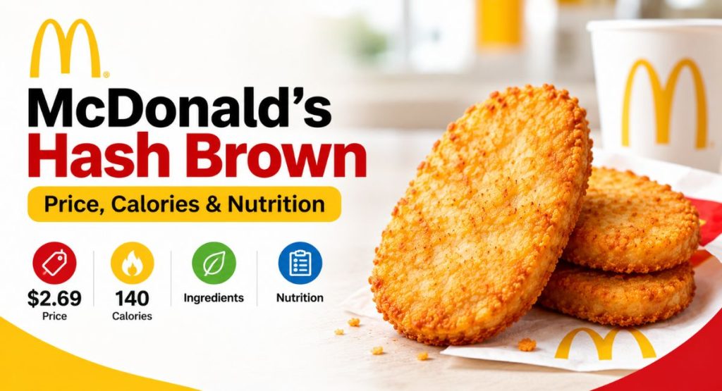 McDonald's Hash Brown Price, Calories, Ingredients & Nutrition McDonald's Hash Brown Price